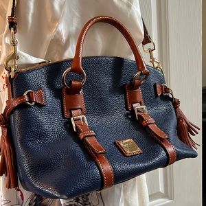 DOONEY & BOURKE - Purse navy blue and brown